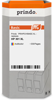 Prindo Tintenpatrone color PRIHPCH564EE 301XL ~330 Seiten Prindo BASIC: DIE preiswerte Alternative,