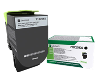 Lexmark Toner Schwarz 71B20K0 ~3000 Seiten Rückgabe-Druckkassette