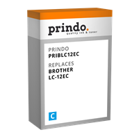 Prindo Tintenpatrone Cyan PRIBLC12EC LC-12 ~1200 Seiten Prindo CLASSIC: DIE Alternative, Top Qualitä