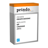 Prindo Tintenpatrone Cyan PRIHPCN050AE 951 ~700 Seiten Prindo CLASSIC: DIE Alternative, Top Qualität