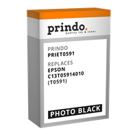 Prindo Tintenpatrone schwarz (foto) PRIET0591 T0591 13ml Prindo CLASSIC: DIE Alternative, Top Qualit