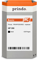 Prindo Tintenpatrone schwarz PRIHPCB335EE 350 ~200 Seiten Prindo BASIC: DIE preiswerte Alternative,