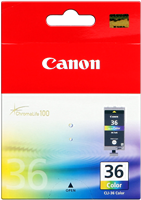 Canon Tintenpatrone mehrere Farben CLI-36 1511B001 13ml