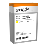 Prindo Tintenpatrone Gelb PRIET0794 T0794 11ml Prindo CLASSIC: DIE Alternative, Top Qualität, volle