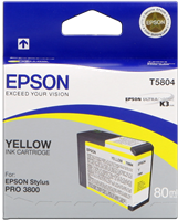 Epson Tintenpatrone gelb C13T580400 T5804 80ml