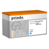 Prindo Toner Cyan PRTX106R01594 ~2500 Seiten kompatibel mit Xerox 106R01594