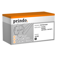 Prindo Toner Schwarz PRTR842061 ~10000 Seiten kompatibel mit Ricoh 842061 (841504 / 841587)
