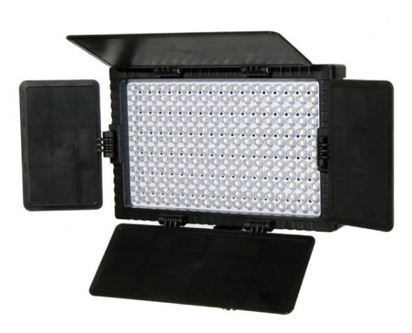 Falcon Eyes Bi-Color LED Lampe Set Dimmbar DV-216VC-K2 inkl. Akku