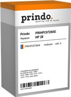 Prindo Tintenpatrone mehrere Farben PRIHPC8728AE 28 ~240 Seiten kompatibel mit HP C8728AE (28)