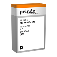 Prindo Tintenpatrone schwarz PRIHP51645AE 45 ~930 Seiten kompatibel mit HP 51645AE (45)