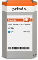 Prindo Tintenpatrone Cyan PRIHPCB318EE 364 ~300 Seiten Prindo CLASSIC: DIE Alternative, Top Qualität