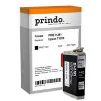 Prindo Tintenpatrone schwarz PRIET1291 T1291 ~385 Seiten Prindo CLASSIC: DIE Alternative, Top Qualit