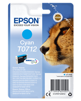 Epson Tintenpatrone cyan C13T07124012 T0712 ~345 Seiten 5.5ml C13T07124011