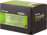 Lexmark Toner schwarz 70C2XK0 702XK ~8000 Seiten Rückgabe-Druckkassette