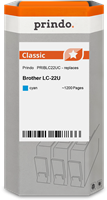 Prindo Tintenpatrone Cyan PRIBLC22UC LC-22 ~1200 Seiten Prindo CLASSIC: DIE Alternative, Top Qualitä