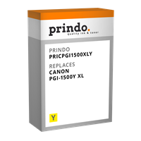 Prindo Tintenpatrone gelb PRICPGI1500XLY PGI-1500XL 12ml Prindo CLASSIC: DIE Alternative, Top Qualit