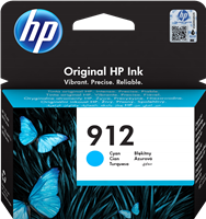 HP Tintenpatrone Cyan 3YL77AE 912 ~315 Seiten