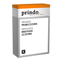 Prindo Tintenpatrone schwarz PRIBLC223BK LC-223 ~550 Seiten Prindo CLASSIC: DIE Alternative, Top Qua