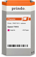 Prindo Tintenpatrone magenta PRIET1813 T1813 ~450 Seiten Prindo CLASSIC: DIE Alternative, Top Qualit