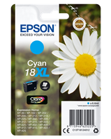 Epson Tintenpatrone cyan C13T18124012 T1812 ~450 Seiten 6.6ml C13T18124010