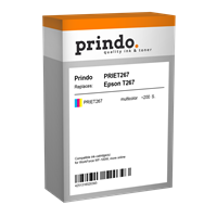 Prindo Tintenpatrone mehrere Farben PRIET267 T267 ~200 Seiten Prindo CLASSIC: DIE Alternative, Top Q