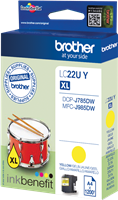 Brother Tintenpatrone Gelb LC22UY LC-22U ~1200 Seiten