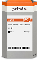 Prindo Tintenpatrone schwarz PRIHPC9351AE 21 ~190 Seiten Prindo BASIC: DIE preiswerte Alternative, T