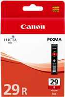 Canon Tintenpatrone rot PGI-29r 4878B001 36ml für ca. 3.370 Fotos (Format 10 x 15 cm)