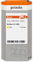 Prindo Tintenpatrone Gelb PRIBLC1000Y LC-1000 ~400 Seiten Prindo BASIC: DIE preiswerte Alternative,