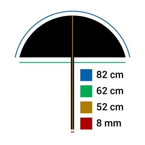 Falcon Eyes Softbox Reflexschirm Reflektierend U-32 82 cm