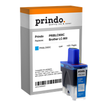 Prindo Tintenpatrone Cyan PRIBLC900C LC-900 ~400 Seiten Prindo CLASSIC: DIE Alternative, Top Qualitä