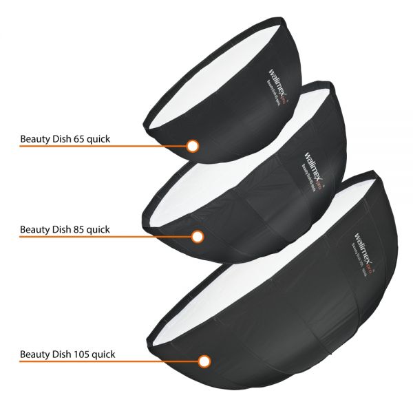 Walimex pro Studio Line Beauty Dish Softbox QA105 mit Softboxadapter Walimex C&amp;CR