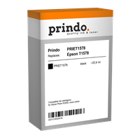 Prindo Tintenpatrone schwarz (matt) PRIET1578 T1578 25.9ml Prindo CLASSIC: DIE Alternative, Top Qual