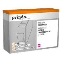 Prindo Tintenpatrone Magenta PRIET7023 T7023 ~2000 Seiten kompatibel mit Epson T7023 (C13T70234010)