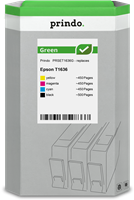 Prindo Multipack Schwarz / Cyan / Magenta / Gelb PRSET1636G Green Prindo GREEN: Recycelt &amp; aufwendig