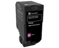 Lexmark Toner Magenta 84C2HM0 ~16000 Seiten Rückgabe-Druckkassette, hohe Kapazität