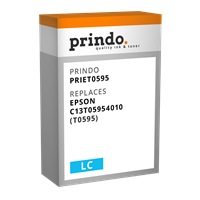Prindo Tintenpatrone Cyan (hell) PRIET0595 T0595 13ml Prindo CLASSIC: DIE Alternative, Top Qualität,
