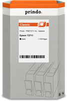 Prindo Tintenpatrone Schwarz PRIET2711 T2711 ~1100 Seiten 17.7ml Prindo CLASSIC: DIE Alternative, To