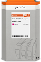 Prindo Tintenpatrone Magenta PRIET7893 XXL ~4000 Seiten Prindo BASIC: DIE preiswerte Alternative, To