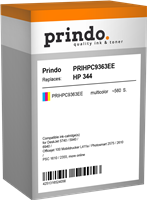 Prindo Tintenpatrone mehrere Farben PRIHPC9363EE 344 ~560 Seiten kompatibel mit HP C9363EE (344)