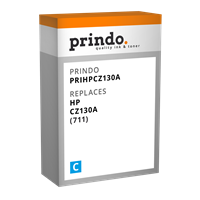 Prindo Tintenpatrone Cyan PRIHPCZ130A CZ130 29ml Prindo CLASSIC: DIE Alternative, Top Qualität, voll