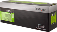 Lexmark Toner schwarz 50F2H00 502H ~5000 Seiten Rückgabe-Druckkassette