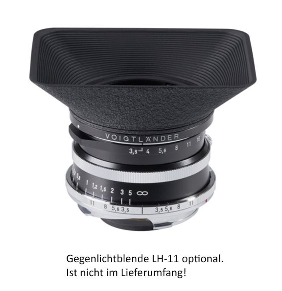 Voigtländer Color Skopar 3,5/21 mm VM Type I, asphärisch, schwarz, Objektiv