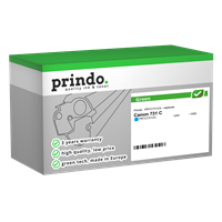 Prindo Toner Cyan PRTC731CG Green ~1500 Seiten Prindo GREEN: Recycelt &amp; aufwendig aufbereitet, Top Q