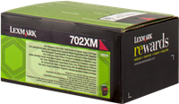 Lexmark Toner magenta 70C2XM0 702XM ~4000 Seiten Rückgabe-Druckkassette