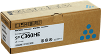 Ricoh Toner Cyan 408185 SP C360HE ~5000 Seiten