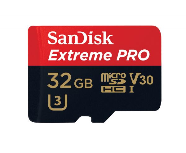 SanDisk Extreme Pro 32GB microSDHC 100MB/s UHS-I U3 V30 A1