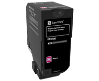 Lexmark Toner Magenta 74C2HM0 ~12000 Seiten Rückgabe-Druckkassette, hohe Kapazität