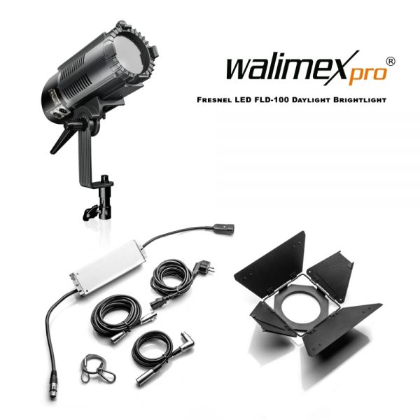 Walimex pro Fresnel LED FLD-100 Daylight Brightlight 100W