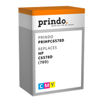 Prindo Tintenpatrone color PRIHPC6578D 78D ~560 Seiten Prindo BASIC: DIE preiswerte Alternative, Top